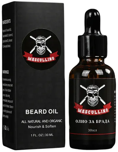 Mascullino Ulei de barbă, aqua, 30 ml