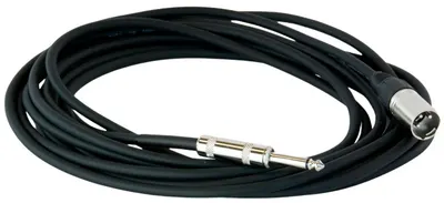 Cablu Master Audio - PMC626, M-XLR/6.3 mm, 6 m, negru
