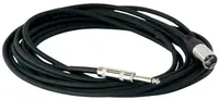 Cablu Master Audio - PMC626, M-XLR/6.3 mm, 6 m, negru