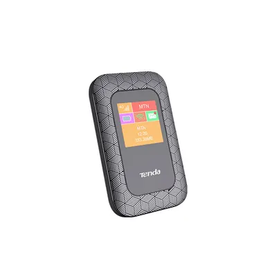 Router wireless portabil LTE Tenda 4G185, 2.4 Ghz, 150 Mbps, 3G/4G, ecran LCD, 2100 mAh, autonomie 10 ore