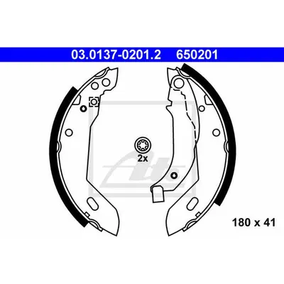 Set saboti frana ATE 03.0137-0201.2