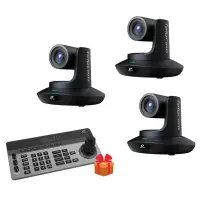 Telycam PTZ Full HD Zoom 20X NDI/SDI set 3 cu controller Cadou - Default Title