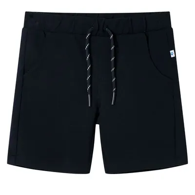 Pantaloni scurți pentru copii cu șnur, bleumarin, 92