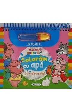 Descopera culorile! Cei trei purcelusi