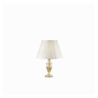 veioza Flora mare, 1 bec, dulie E27, D:420 mm, H:580 mm, Alb