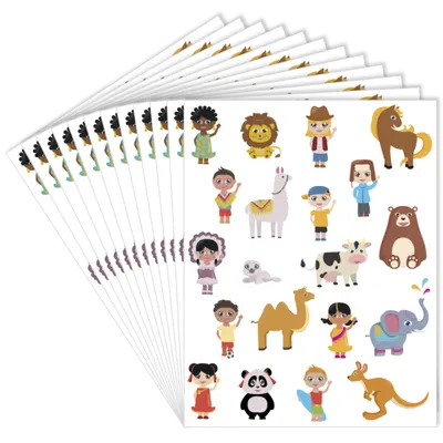 Set de 240 de stickere