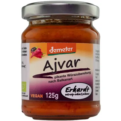 Sos ajvar bio 125g Erhardt
