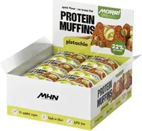 More Delicious Protein Muffin, fistic, 12 bucăți × 60 g, More Healthy Nutrition