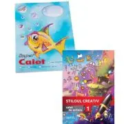 Pachet Caiet tip 1 Pestisor A5, 32 file, Casa Tipografica si Caiet de scriere. Stiloul creativ. Clasa 1