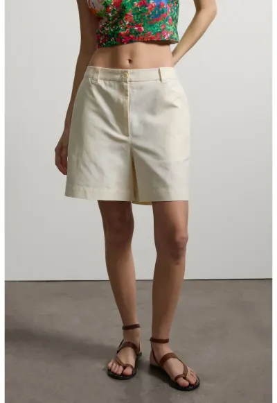 Pantaloni Scurti De Dama Alb 003571197