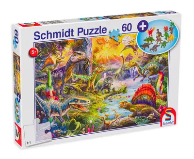 Puzzle Schmidt din 60 de piese - Dinosaurs