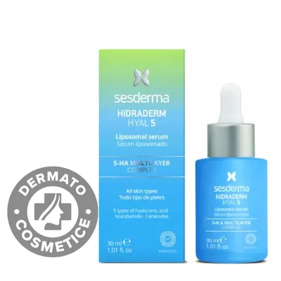 Ser de fata lipozomal ultra-hidratant Hidraderm Hyal 5, 30ml, Sesderma