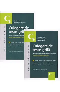Pachet 2 volume: Culegere de teste-grila pentru admiterea in magistratura si avocatura Ed.7 - Madalina Dinu, Tudor-Vlad Radulescu, Ioan-Paul Chis, Cristinel Ghigheci, Victor Vaduva