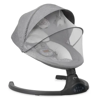 Balansoar electric MoMi Lami Dark Grey