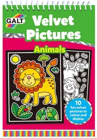 Carte de colorat catifea Galt - Animale