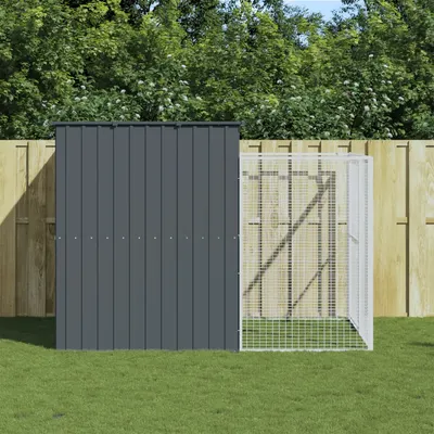 Gossi cusca de caine cu tarc antracit 214x253x181 cm otel galvanizat