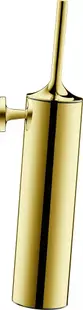 Perie WC Duravit Starck T 0099463400, montare pe perete, metal, Auriu lucios