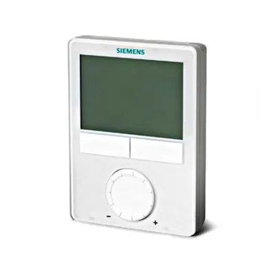 Room thermostat for temperature and air quality control