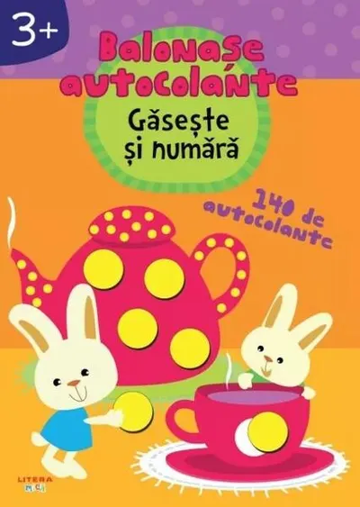 Balonașe autocolante. Găsește și numără (3+) - Paperback