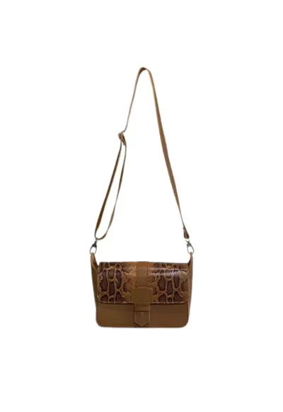 Geanta dama piele - Adora - coniac - 27x14x18 cm