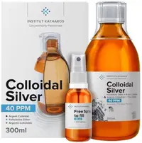 Argint coloidal Argint coloidal, 40 PPM, 300 ml, Institutul Katharos