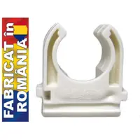 Clema Fixare Teava 20mm – Alb