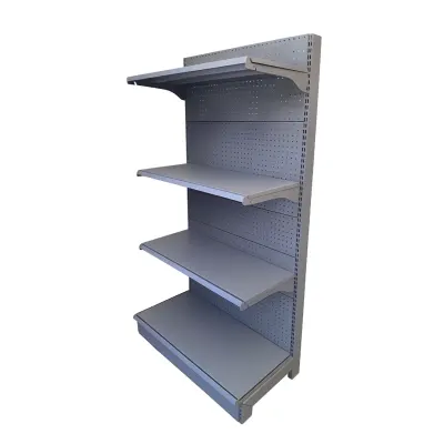Extensie raft metalic pentru expunere în magazine, dimensiuni L 900 x l 450 x H 1800 mm