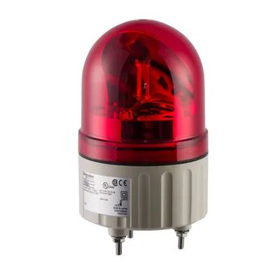 Girofar Precablat Ø 84 Mm Fara Buzzer - Rosu - 24 V