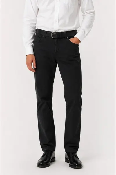 Pantaloni clasici de vara pentru barbati – Vero, Negru (Marime pantalon: W32)