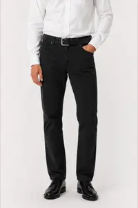 Pantaloni clasici de vara pentru barbati – Vero, Negru (Marime pantalon: W32)