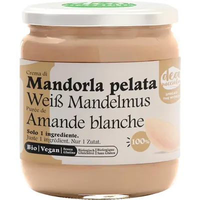 Crema Alba din Migdale Decojite fara Gluten Ecologica/Bio 250g