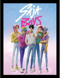 Poster cu ramă Pyramid Animation: KPop Demon Hunters - Saja Boys