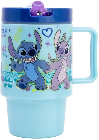 Cană cu pai Stor Stitch - Drawing, 530 ml