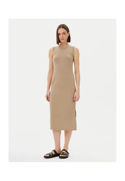 Rochie de zi - bej - femei