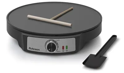 Aparat de clătite Rohnson - R-2203, 1200W, 30 cm, negru