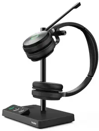 Căști wireless cu microfon Yealink - WH62, negru