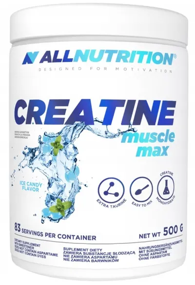 Creatine Muscle Max, bomboane, 500 g, AllNutrition