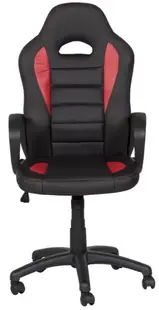 Scaun de gaming Carmen - 7501, roșu/negru
