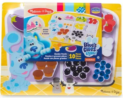 Puzzle din lemn Melissa & Doug - Blue's Clues & You, Mâncare în frigider