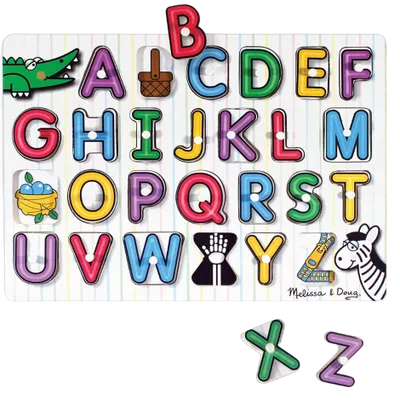 Puzzle lemn Alfabet Melissa and Doug 3272