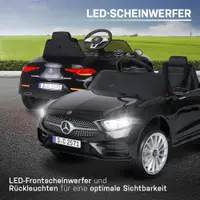 Masinuta electrica pentru copii Nichiduta Mercedes CLS350 Black 12V 60W,telecomanda,unitate audio cu display si slot card, usi cu deschidere,faruri led