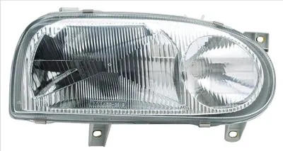 Far Dreapta (2*H1, electric, fara motoras, culoare insertie: cromat) potrivit VW GOLF 3