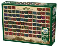 Puzzle Cobble Hill din 1000 de piese - Tartane scoțiene