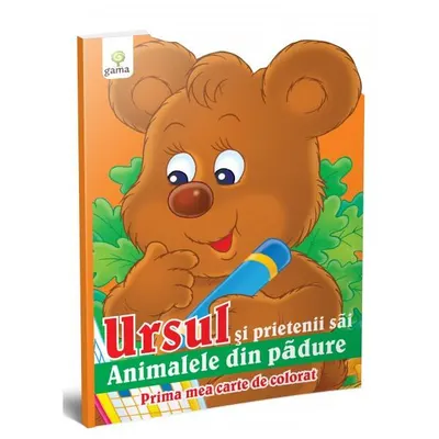 Ursul şi prietenii săi. Prima mea carte de colorat - Paperback brosat - ***