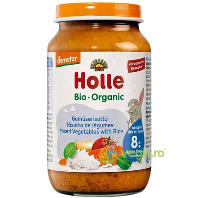 Risotto cu Legume pentru Copii +8 luni Demeter Ecologic/Bio 220g