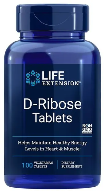 D-Riboză, 100 tablete, Life Extension