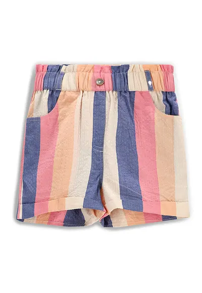 Pantaloni scurti fete WC5119401FGJ - Bumbac - Multicolor - Multicolor