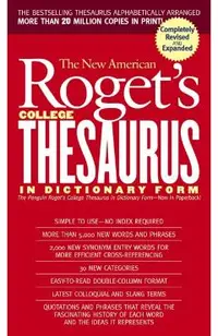 New American Roget's College Thesaurus in Dictionary Form (Revised & Updated)
