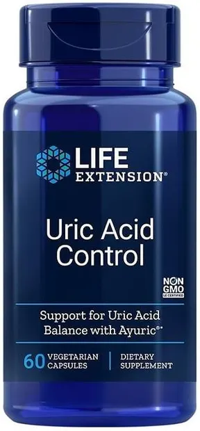Uric Acid Control, 60 vege capsule, Life Extension