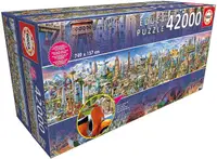 Puzzle Educa din 42 000 de piese - Around The World